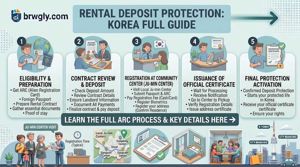 Step-by-step overview of protecting a rental deposit in Korea