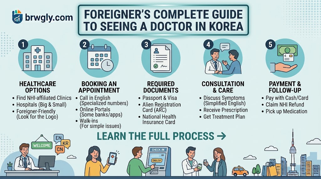 Overview of seeing a doctor in Korea as a foreigner